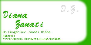 diana zanati business card