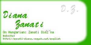 diana zanati business card